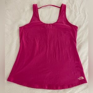 The North Face on The Go Vibrant Pink Tank Top - XL